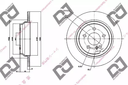 Тормозной диск DJ PARTS купить